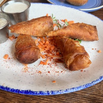 STIRR - Buffalo Chicken egg rolls - Cocktail Bars Near Me - Dallas, Texas STIRR - Buffalo Chicken egg rolls - Cocktail Bars Near Me - Dallas, Texas