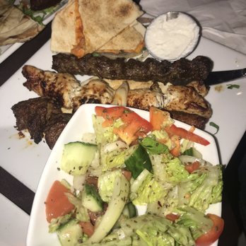 Cedars - Cedars mixed grill with salad instead of fries. - Lebanese Near Me - Wallington, New Jersey