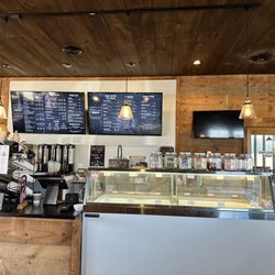 The Rumor Mill Coffee - Menu and order counter