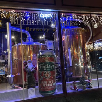 Fegley's Bethlehem Brew Works - Inviting front window - American Near Me - Bethlehem, Pennsylvania Fegley's Bethlehem Brew Works - Inviting front window - American Near Me - Bethlehem, Pennsylvania