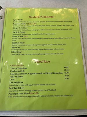 Menu photo 3 D Thai Kitchen Croton-on-Hudson, NY