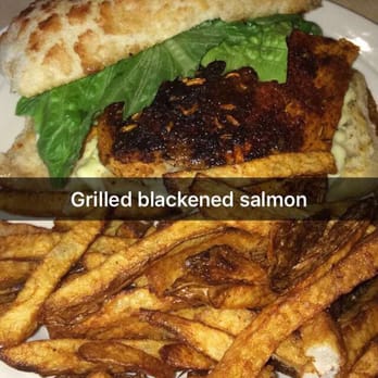Bulldog Brewing Co - Blackened salmon sandwich - Breweries Near Me - Whiting, Indiana Bulldog Brewing Co - Blackened salmon sandwich - Breweries Near Me - Whiting, Indiana