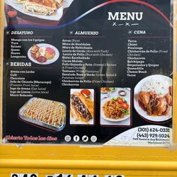 Dominican Food Truck - Menu