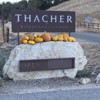 Thacher Winery - Entrance from the street - Wineries Near Me - Paso Robles, California Thacher Winery - Entrance from the street - Wineries Near Me - Paso Robles, California
