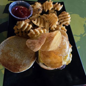 Maple Tavern - Nom nom burger and waffle fries - American Near Me - Maple Grove, Minnesota