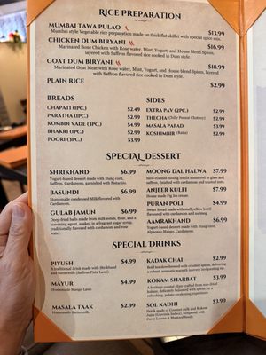 Menu photo 4 Swaraj San Ramon, CA