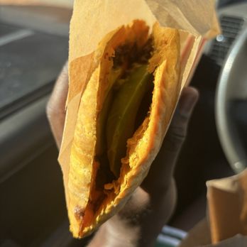 Juici Patties - Double Patty W/Cheese 2x "Patty Beef (Mild) 2x Cheese Add avocado - Bakeries Near Me - Orlando, Florida Juici Patties - Double Patty W/Cheese 2x "Patty Beef (Mild) 2x Cheese Add avocado - Bakeries Near Me - Orlando, Florida