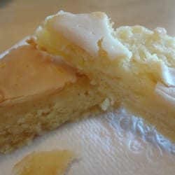 Our signature Lemon Drop Brownie- the amazing mix of sweet and tart