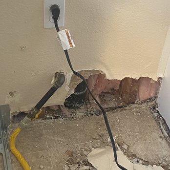 OFK Plumbing - Before photos, damage done by the water leak - Plumbing Near Me