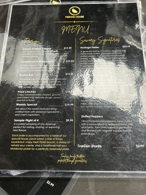 Menu photo 1 Pierogi House Myrtle Beach, SC