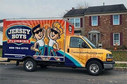 Jersey Boys Plumbing Heating and Air Logo
