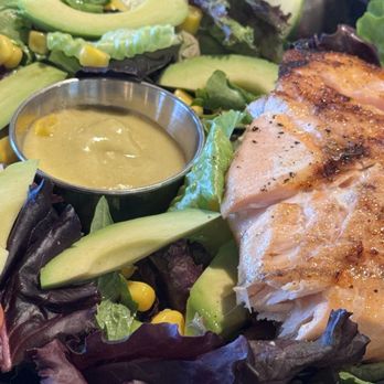 Longmont Supply - The salad dressing was flavorless. But the salmon was delicious! - New American Near Me - Longmont, Colorado Longmont Supply - The salad dressing was flavorless. But the salmon was delicious! - New American Near Me - Longmont, Colorado