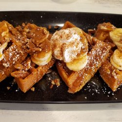 Eggtown - Lithia - Delicious pumpkin waffles at EggTown in Lithia