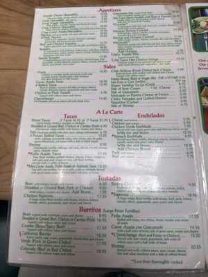 Menu photo 2 Old Town Mexican Cafe San Diego, CA Menu photo 2 Old Town Mexican Cafe San Diego, CA