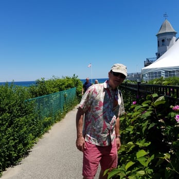 Marginal Way Preservation Fund - My adorable SO enjoying the flora on the path. - Community Service/Non-Profit Near Me - Ogunquit, Maine