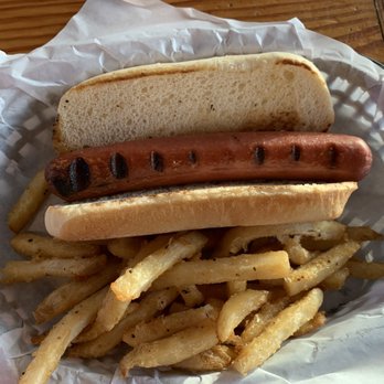 Blackbeard's On The Beach - Kid's hot dog - Seafood Near Me - Corpus Christi, Texas