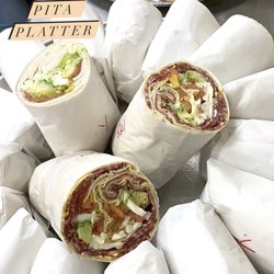 Catering order pita platter