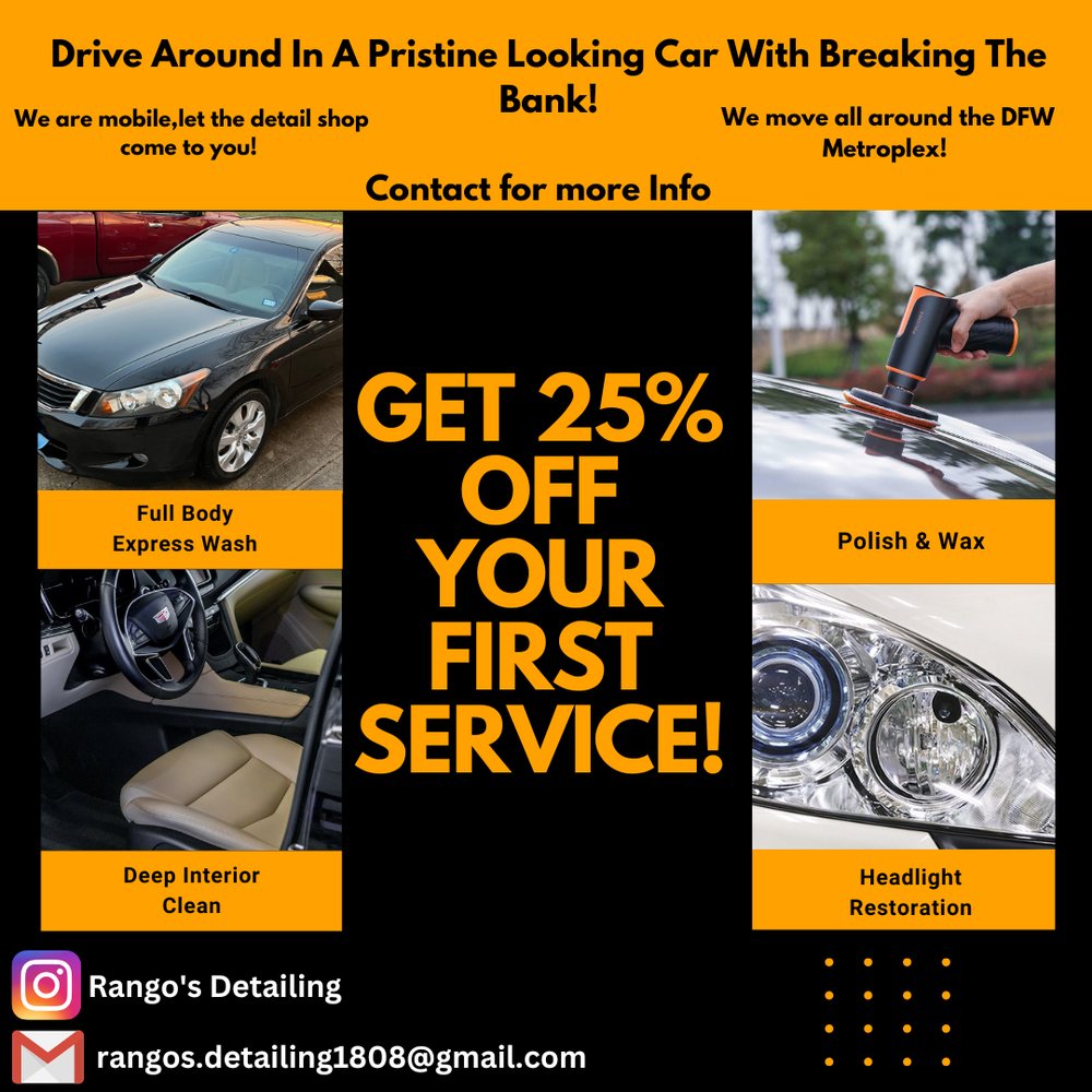 RANGO’S MOBILE DETAILING Fort Worth, TX Yelp