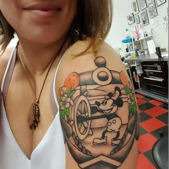 Atomic Tattoos - Steamboat Willie by Jesus :) - Tattoo Near Me - Orlando, Florida