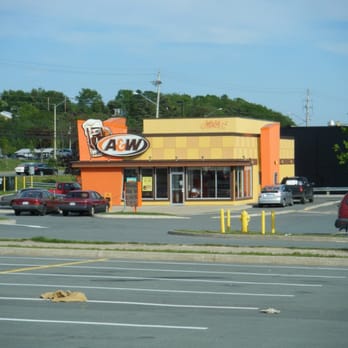 A&W - a parking lot with cars parked in it - Fast Food Near Me - Lower Sackville, Nova Scotia