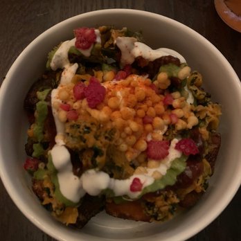 ROOP Chicago Innovative Indian Restaurant & Cocktail Bar - Sweet potato chaat - Indian Near Me - Chicago, Illinois ROOP Chicago Innovative Indian Restaurant & Cocktail Bar - Sweet potato chaat - Indian Near Me - Chicago, Illinois