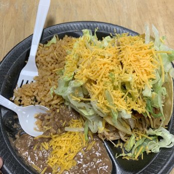 Rivas Taco Shop - Chicken tacos with rice and beans - Mexican Near Me - El Paso, Texas Rivas Taco Shop - Chicken tacos with rice and beans - Mexican Near Me - El Paso, Texas