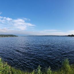 Panoramic view south side of park