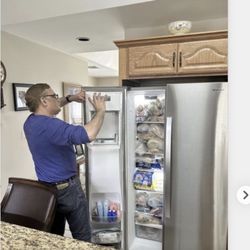 Eugene Appliance Repair - Customer complaint refrigerator will make ice. Replacing icemaker.