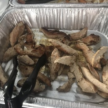Market Craft Catering - Chicken and "marinated" sirloin. According to the owners, this was supposed to be enough for 13 people. - Caterers Near Me - Rehoboth Beach, Delaware