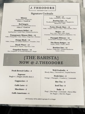 Menu photo 5 J Theodore Frisco, TX