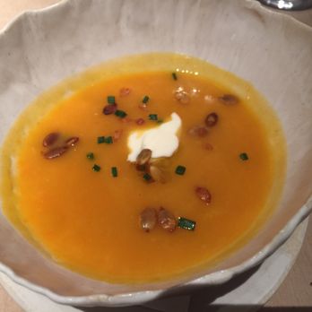 ABC Kitchen - Butternut squash soup - okay, but TINY portion - Breakfast & Brunch Near Me - New York, New York