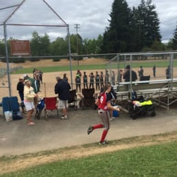 Softball tournament going on Softball tournament going on