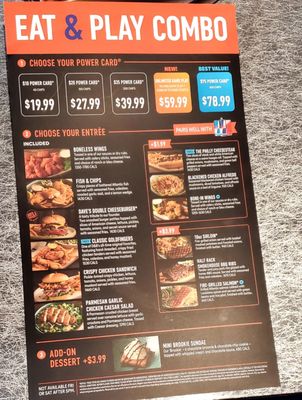 Menu photo 1 Dave & Buster's Modesto Modesto, CA Menu photo 1 Dave & Buster's Modesto Modesto, CA