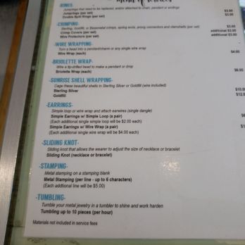 Bead It - Menu of services - Jewelry Near Me - Honolulu, Hawaii Bead It - Menu of services - Jewelry Near Me - Honolulu, Hawaii
