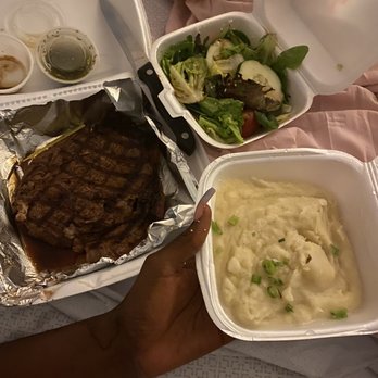 Under the Volcano - Steak night $25 steak potatoes and amazing salad topped with house Dressing - Latin American Near Me - Houston, Texas Under the Volcano - Steak night $25 steak potatoes and amazing salad topped with house Dressing - Latin American Near Me - Houston, Texas
