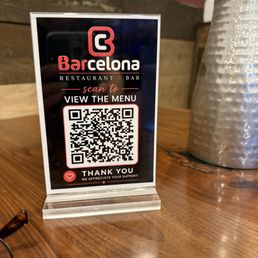 QR code menus. - no likey. QR code menus. - no likey.