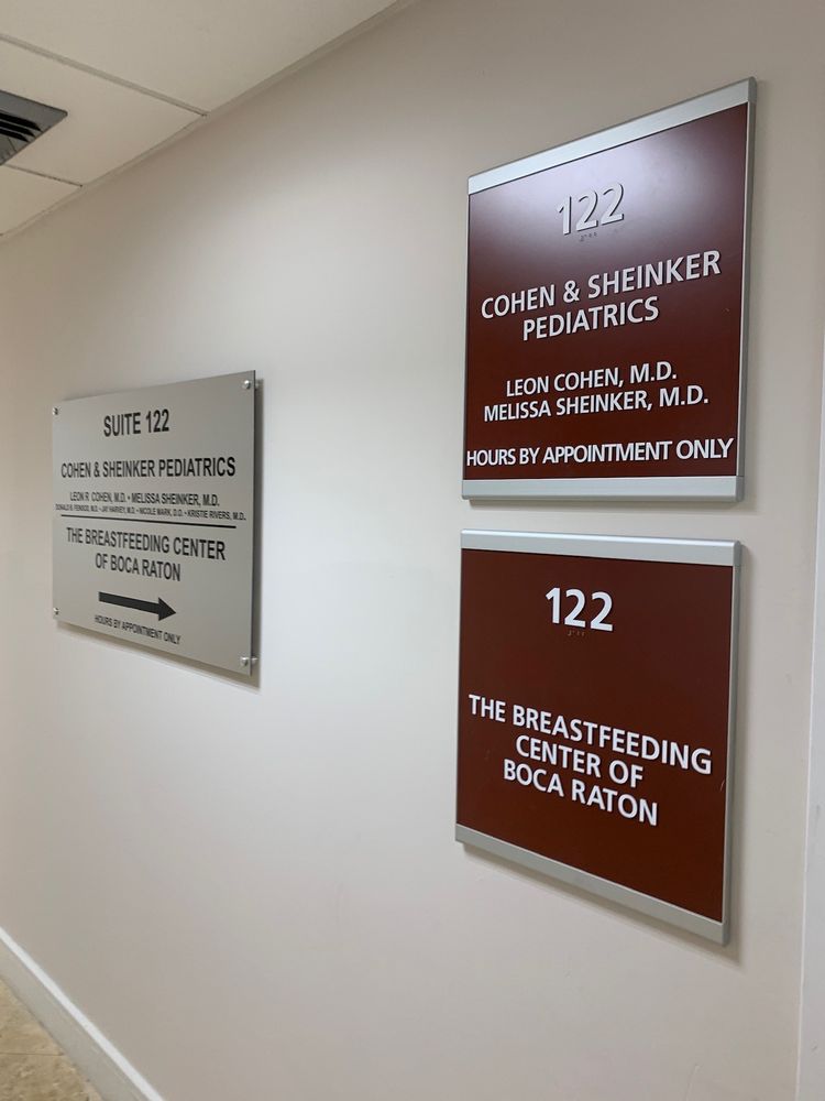 COHEN & SHEINKER PEDRIATRICS Updated October 2024 14 Reviews 7100 W Camino Real, Boca