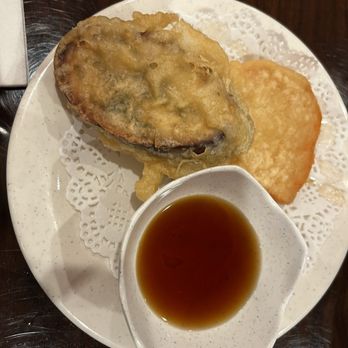 Sushi Palace - Eggplant and sweet potato tempura - Sushi Bars Near Me - Edison, New Jersey