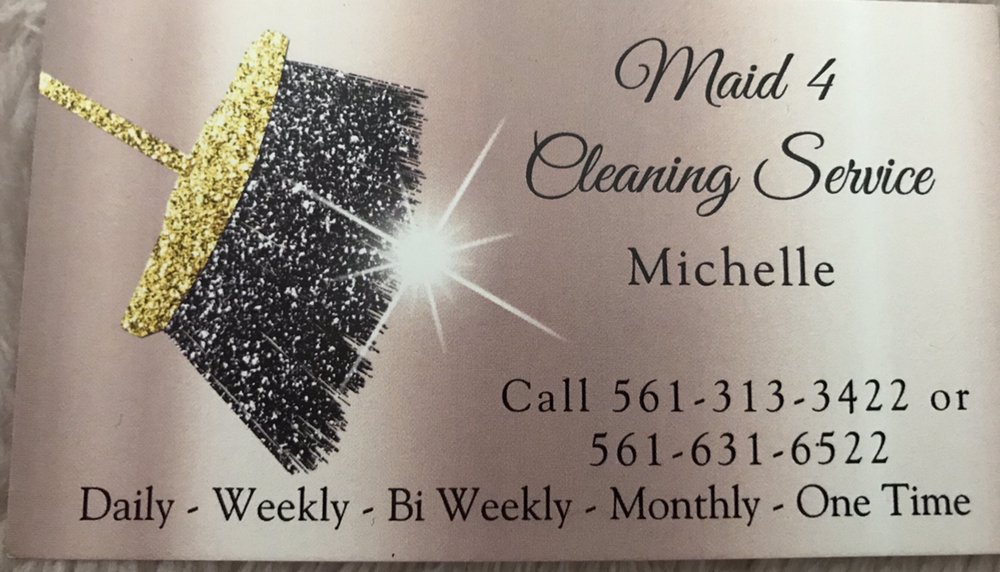 MAID 4 CLEANING Request a Quote Home Cleaning Lake Worth, FL