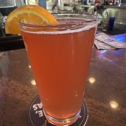 Awesome blood orange beer