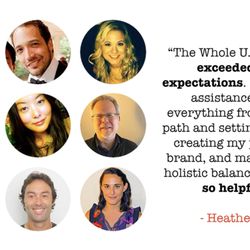 Whole U - Read client testimonials: www.wholeu.info/Testimonials