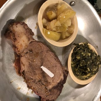 Lambert's Cafe - Ozark - Prime rib, collard greens, fried apples. - American Near Me - Ozark, Missouri