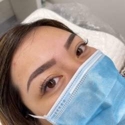 Winks Artistry - Healed ombre brows after one session