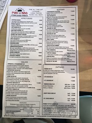 Menu photo 5 Genesee Pub and BBQ Golden, CO