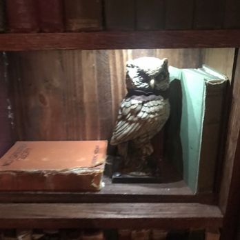 The Magic Castle - Guarding Owl in his normal "outfit" - Performing Arts Near Me - Hollywood, California