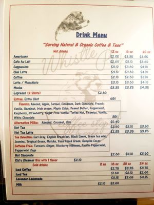 Menu photo 4 Whistle Pig Coffee Stop and Cafe Rifle, CO Menu photo 4 Whistle Pig Coffee Stop and Cafe Rifle, CO
