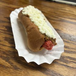 Chili slaw dog- perfect