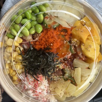 Poke One - Large Poke Bowl - Seafood Near Me - San Bruno, California Poke One - Large Poke Bowl - Seafood Near Me - San Bruno, California