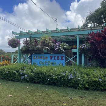 Little Fish Coffee - Porch - Cafes Near Me - Koloa, Hawaii
