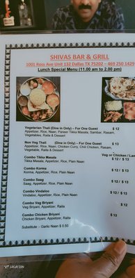 Menu photo 6 Shivas Bar & Grill Dallas, TX